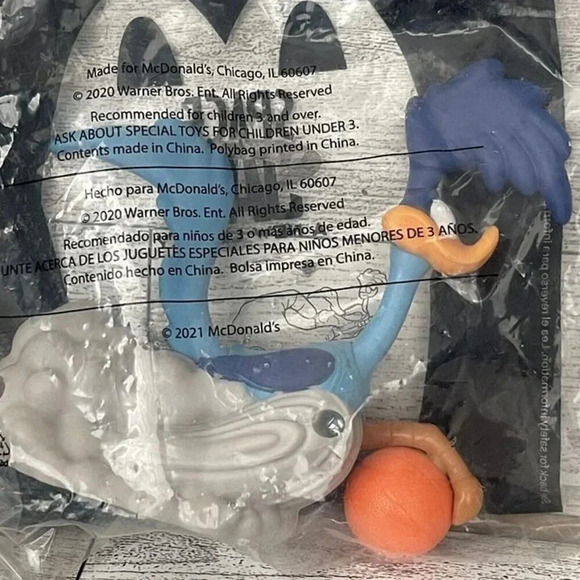 Space Jam - A New Legacy - Road Runner #11 McDonald's 2021 Happy Meal Toy Sealed - Picture 6 of 6